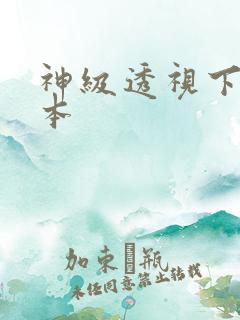 神级透视下载全本