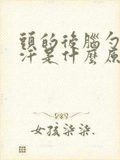 头的后脑勺爱出汗是什么原因