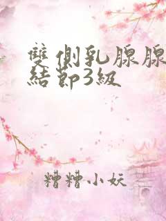 双侧乳腺腺病伴结节3级