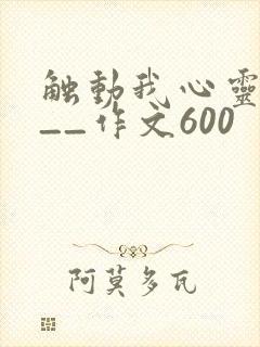 触动我心灵的___作文600