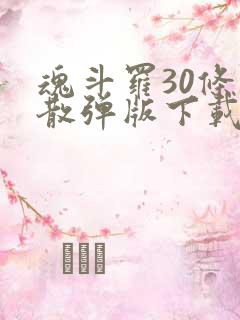 魂斗罗30条命散弹版下载