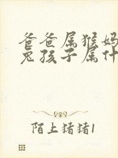 爸爸属猴妈妈属兔孩子属什么好