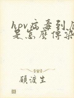 hpv病毒到底是怎么传染的