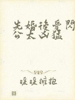 先婚后爱闪婚老公太凶猛