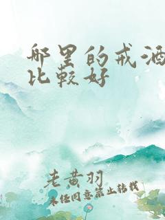 哪里的戒酒中心比较好