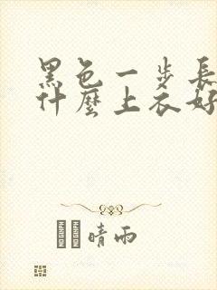 黑色一步长裙配什么上衣好看