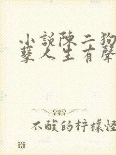 小说陈二狗的妖孽人生有声