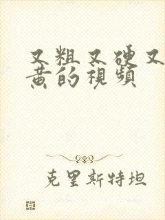 又粗又硬又爽又黄的视频