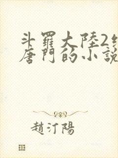 斗罗大陆2绝世唐门的小说