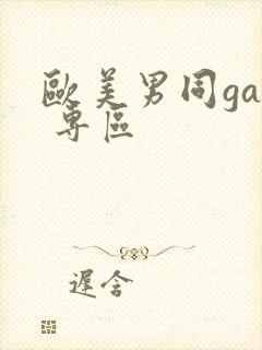 欧美男同gay 专区