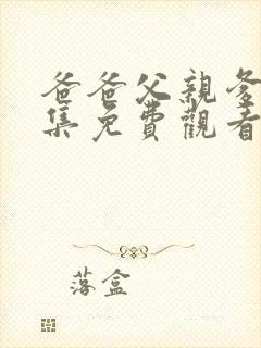 爸爸父亲爹36集免费观看