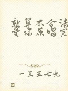 就算不合法依然爱你原唱完整版