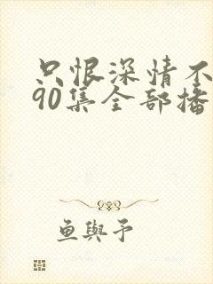 只恨深情不识鸢90集全部播放