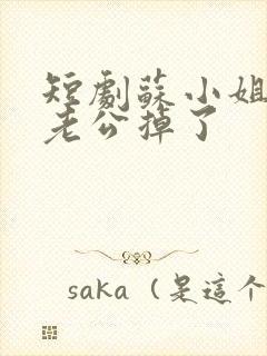 短剧苏小姐,你老公掉了