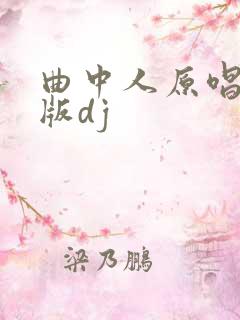 曲中人原唱完整版dj