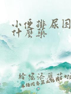 小便排尿困难吃什么药