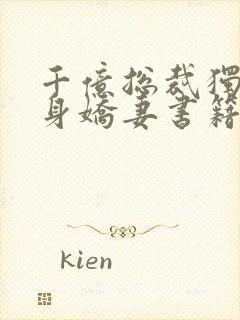 千亿总裁独宠替身娇妻书籍