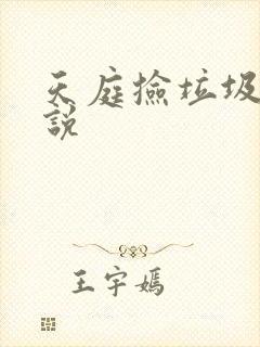 天庭捡垃圾的小说