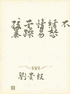 孩子情绪不稳定暴躁易怒