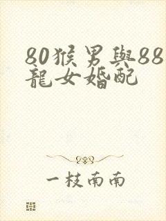 80猴男与88龙女婚配