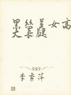 黑丝美女高跟鞋大长腿