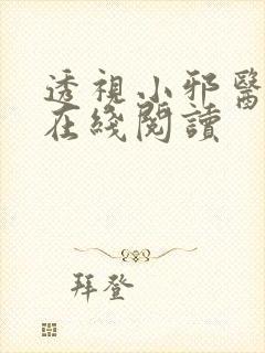 透视小邪医小说在线阅读