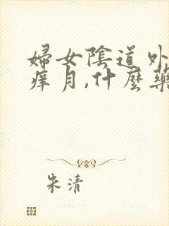 妇女阴道外面痒痒月,什么药膏最好