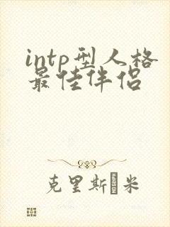 intp型人格最佳伴侣