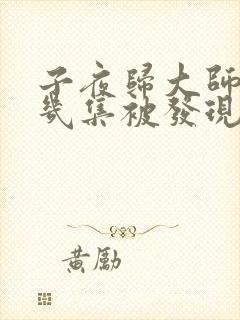 子夜归大师兄第几集被发现