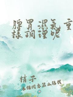 脾胃湿气重该怎样调理呢