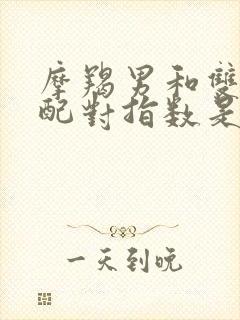 摩羯男和双鱼女配对指数是多少