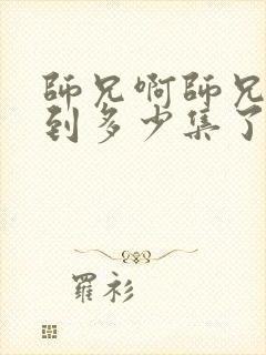 师兄啊师兄更新到多少集了