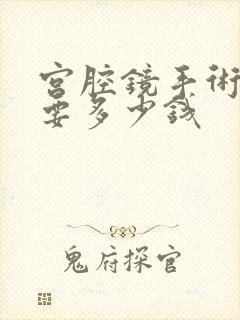 宫腔镜手术清宫要多少钱