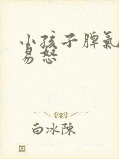 小孩子脾气暴躁易怒