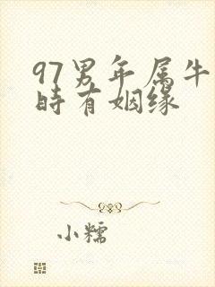 97男年属牛何时有姻缘