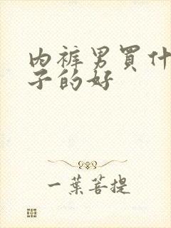 内裤男买什么牌子的好