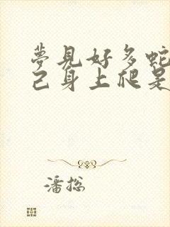 梦见好多蛇往自己身上爬是什么预兆