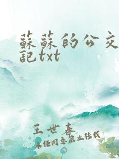 苏苏的公交车日记txt