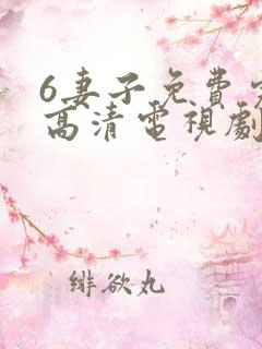 6妻子免费完整高清电视剧在线看