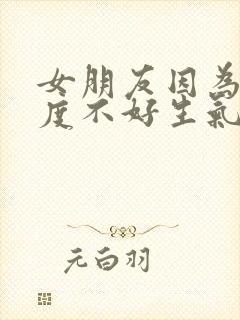 女朋友因为我态度不好生气怎么哄