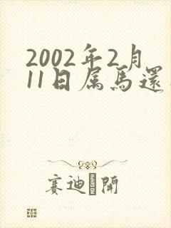 2002年2月11日属马还是蛇