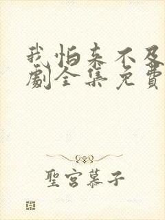 我怕来不及电视剧全集免费观看