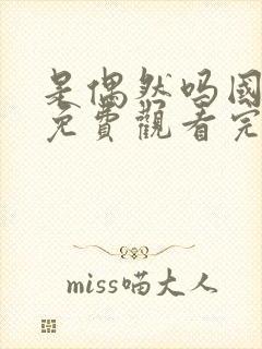 是偶然吗国语版免费观看完整版