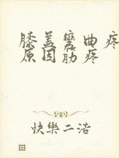 膝盖弯曲疼痛的原因筋疼