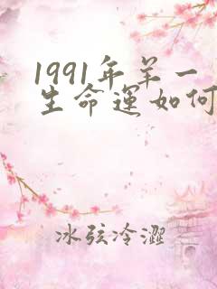 1991年羊一生命运如何