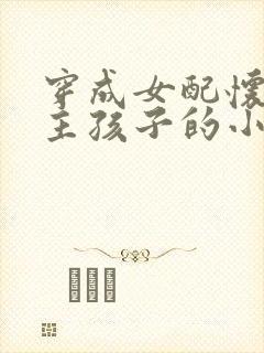 穿成女配怀了男主孩子的小说