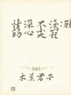 情深不浅:顾少的心尖宠