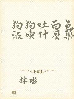 狗狗吐白色的黏液吃什么药好