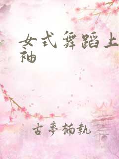 女式舞蹈上衣长袖