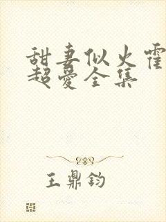 甜妻似火霍爷他超爱全集